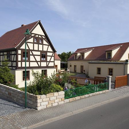 Pension Alte Schmiede Zabeltitz Esterno foto