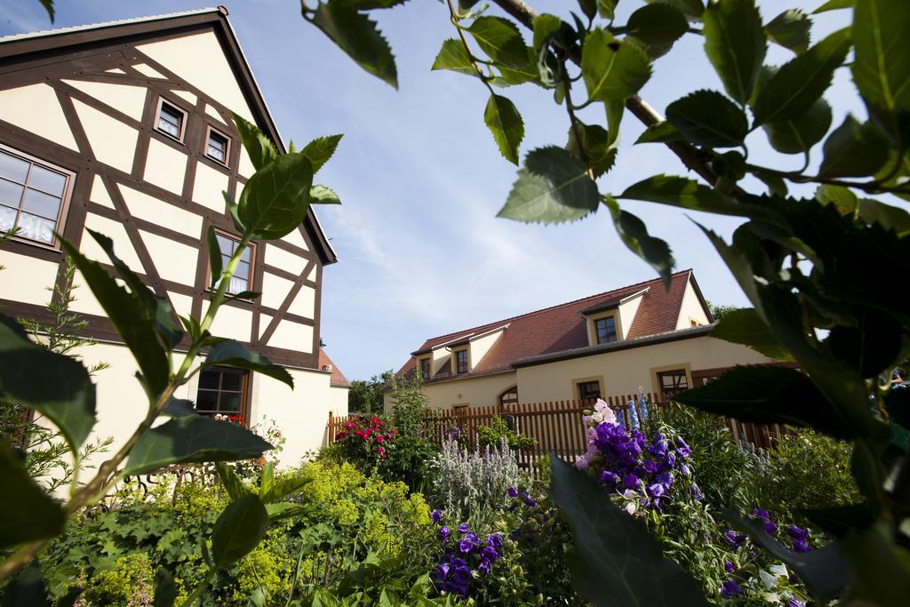 Pension Alte Schmiede Zabeltitz Esterno foto