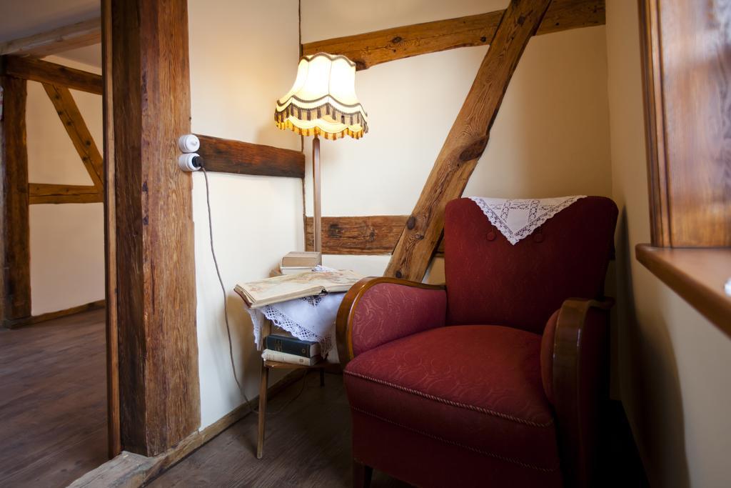 Pension Alte Schmiede Zabeltitz Esterno foto